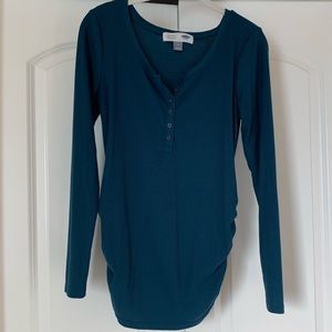 Old Navy Henley Maternity Shirt